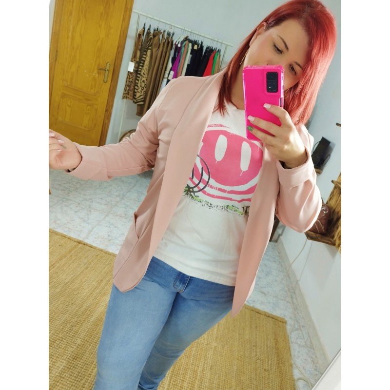 Blazer Americana Rosa