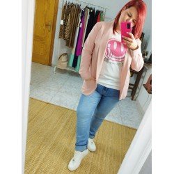 Blazer Americana Rosa