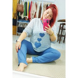 Pijama azul