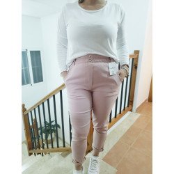 Pantalón Cinturilla Rosa