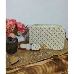 Bolso bandolera Henry beige